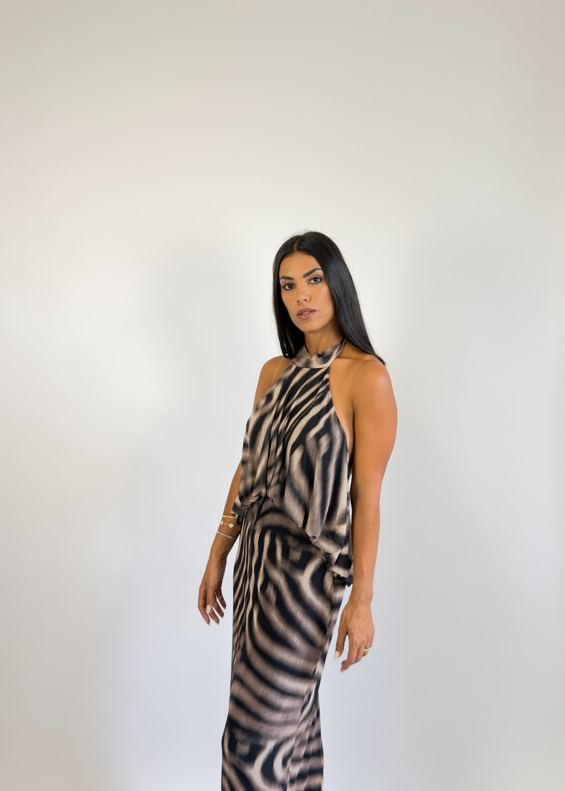Vestito Animalier Lumina, dettaglio frontale