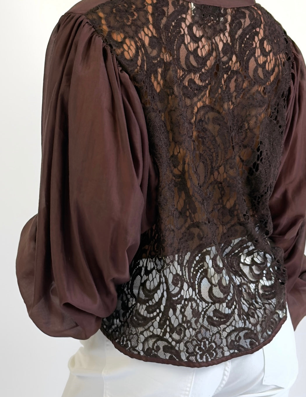 Camicia con pizzo